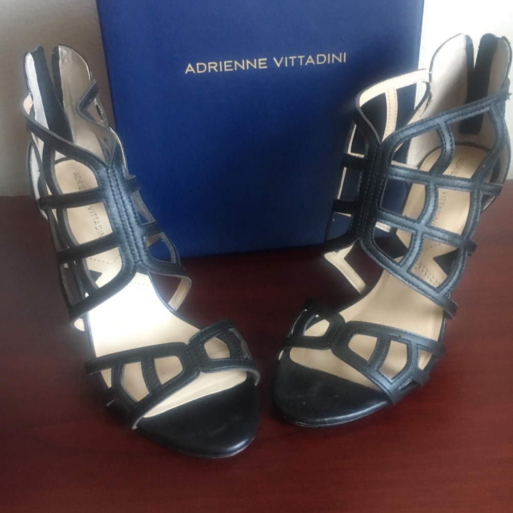 Size 9.5 Black 4" Heels